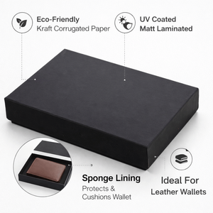 Premium Eco Kraft Paper Gift <b>Box</b> for Leather Accessories | Ideal <b>Packaging</b> for Handmade Wallets, Bracelets & <b>Small</b> Leather Gifts - Product Image 6