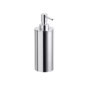 Modern Design Metal Soap <b>Dispenser</b> <b>Bottle</b> With Sleek Finish <b>Pump</b> Refillable Liquid Soap Holder Countertop Use - Product Image 6