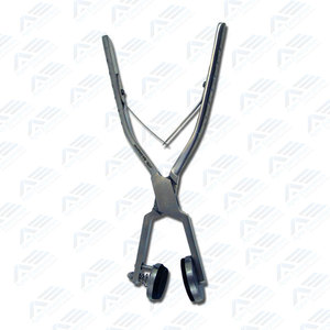 Alicates alineadores de lentes ópticas con mango largo, Garganta Profunda y mordazas paralelas protegidas con goma para una alineación de lentes segura y precisa - Product Image 3