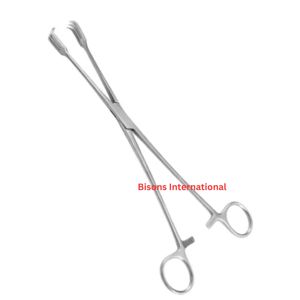คีมจับเนื้อเยื่อช่องคลอดแบบสแตนเลส ยี่ห้อ BISONS Wholesale Jacob Uterine Vulsellum Forceps สำหรับการผ่าตัดทางนรีเวช - Product Image 3