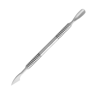 Empujador de Cutículas de Doble Punta de Acero Inoxidable, Herramienta de Manicura Reutilizable con Mango Sólido para un Cuidado Preciso - Product Image 1