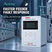 Relais de protection numérique pour lignes de distribution moyenne tension avec fonctions de protection contre les surintensités, de vérification du synchronisme et de système de réenclenchement automatique ASL-441