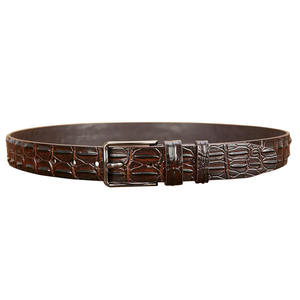 Cinturón de Cuero Genuino de Alta Calidad para Hombre, Cinturón Casual para Jeans, Proveedor de Fábrica OEM, Hecho en Pakistán - Product Image 3