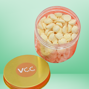 Organic Freeze Dried Non-GMO Probiotic Yogurt <b>Bites</b> Passion Fruit Flavor | Crispy Healthy Snack 10kg Jar OEM Supplier Baby - Product Image 1