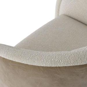 Sillón Nórdico Moderno Ecológico Plegable Tapizado en Terciopelo con Estructura de Madera para Sala de Estar y Oficina en Casa, Silla Giratoria Decorativa - Product Image 5