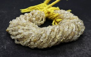 Cuentas de Rutilo Dorado Natural Lisas en Forma de Pepita de 5mm y 8mm, Cuentas de Cuarzo Rutilo, Hilo de 13 Pulgadas, Precio al por Mayor para Fabricación de Joyería a Granel - Product Image 2