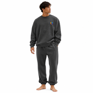 Combinaison en polaire surdimensionnée pour homme, en tissu polaire doux, coupe décontractée, toucher doux et chaleur confortable pour la maison, les voyages et l'usage quotidien. - Product Image 1