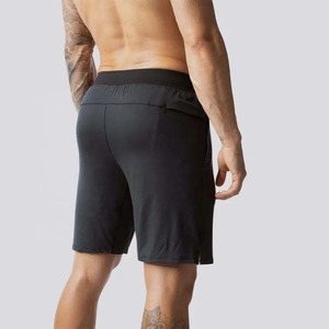 Shorts pour hommes en polyester 200 g/m² avec logo personnalisé OEM, vente en gros, respirants, pour la course et l'entraînement estival, sortie directe d'usine - Product Image 3
