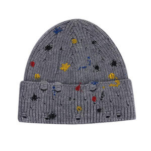 หมวกบีนนี่ถักแบบสั่งทำขายส่ง พร้อมงานปักมือ สำหรับฤดูหนาว ให้ความอบอุ่น ผลิตจากอะคริลิก/ขนสัตว์ 100% มีจำหน่ายแล้ว - Product Image 2