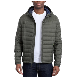 Factory Wholesale Mens <b>Womens</b> Custom Logo Hooded Puffer <b>Jacket</b> Insulated Winter Outerwear - Product Image 6