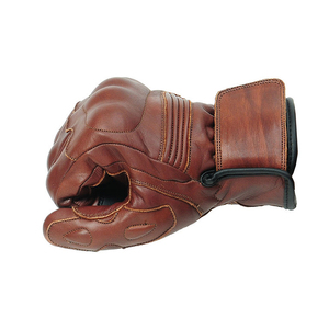Guantes de Motociclismo de Cuero Personalizados, Ligeros, con Protección UV, Pantalla Táctil, Dedos Completos, Transpirables, con Muñequera Ajustable - Product Image 6