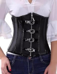 คอร์เซ็ตของผู้หญิงวินเทจชุดกระชับสัดส่วนเซ็กซี่แบบโอเวอร์บัสท์คอร์เซ็ทหนังระบายอากาศทันสมัยสำหรับขนาดใหญ่พิเศษ - Product Image 6