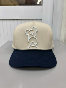 Casquette de baseball pour adulte en sergé de coton bicolore, fabriquée au Vietnam, avec logo brodé 3D personnalisable et cordon, style intemporel pour le quotidien - Product Image 1