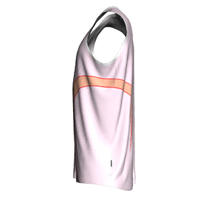 Camiseta de Baloncesto Sublimada Personalizada, Cuello en V, Sin Mangas, Absorbe la Humedad, Uniforme de Equipo Unisex para Adultos, Bloques de Color, Poliéster - Product Image 3