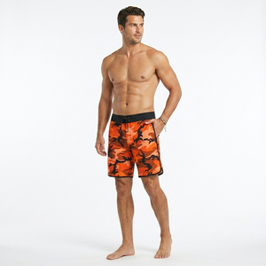 <b>Mens</b> Premium Camouflage Print Polyester Eco-Friendly Water Sports Shorts Lightweight Quick Dry Beach Surf Swim <b>Trunks</b> - Product Image 1