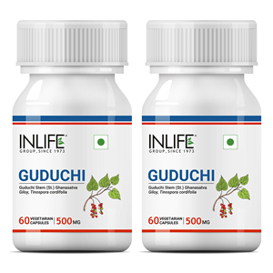 Capsules d'extrait de tige de Guduchi 500mg, extrait ayurvédique à base de plantes Giloy Tinospora Cordifolia, 60 capsules végétariennes - Product Image 5