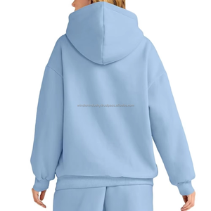 Sudadera con capucha unisex de invierno con bordado de impresión digital y detalles de cuentas-Tela impermeable transpirable de algodón/poliéster - Product Image 5