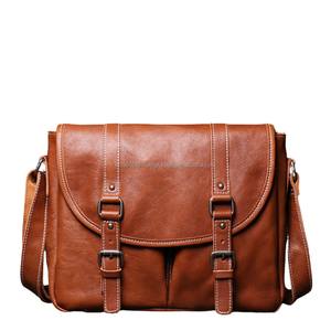 Haute qualité hommes en cuir véritable porte-documents bureau affaires ordinateur portable étui de voyage Portable PC antichoc caractéristique pour le travail voyage - Product Image 1