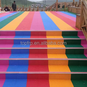 Outdoor <b>Plastic</b> Polypropylene PP Interlock Futsal Football Court Sports Flooring Field <b>Carpet</b> Pitch Mats Anti-Slip Vinyl <b>Cover</b> - Product Image 4