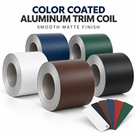 Matériel en aluminium coloré avec épaisseur et largeur sur mesure pour les fabricants de panneaux Bobine d'aluminium colorée