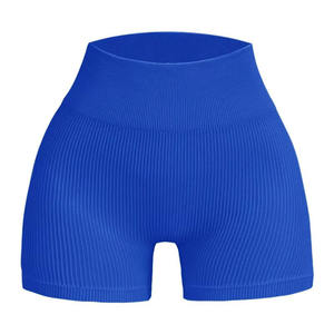 Shorts de yoga 2-en-1 pour femmes, taille haute, anti-exposition, double couche, séchage rapide, coupe ample, jambes larges, pour la course et la gym - Product Image 5