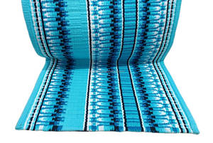 Sur mesure cheval équestre Western Show couverture de selle tapis de selle lourd épais professionnel taille 34x42 cuir marque estampage - Product Image 4