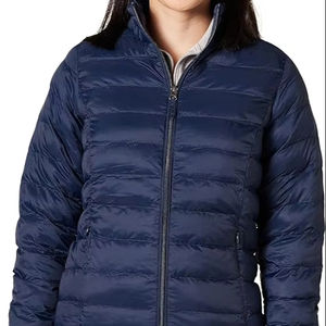 Custom Logo Printed Waterproof Plus Size Women's Puffy Jacket with Custom Embroidery Lightweight & Quilted Design - Product Image 1
