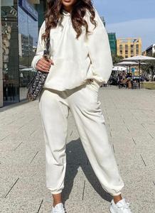 กางเกงวอร์มแฟชั่นใหม่ OEM สำหรับออกกำลังกายกลางแจ้ง กางเกงฟลีซขายาวสำหรับผู้ชายและผู้หญิง - Product Image 2