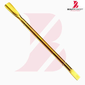 Mejor Proveedor, Producto Más Reciente con Cuchillas Afiladas y Mango Antideslizante, Removedor de Piel Muerta Color Dorado, Empujadores de Cutículas para Uñas - Product Image 2