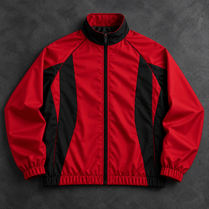 Veste coupe-vent unisexe sportive rétro en toile personnalisable pour l'hiver, idéale pour les détaillants de mode américains, fournisseur à faible MOQ - Product Image 2
