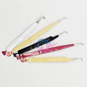 Pinzas Profesionales para Pestañas de Acero Inoxidable Antimagnéticas de Precisión con Punta en Ángulo de 90 Grados y 45 Grados CNC - Product Image 5