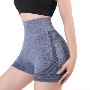 Athletic Wear Breathable Comfortable Sport High Waist <b>Push</b> Up Gym Women's Yoga Shorts Custom Seamless Workout Fitness Shorts - Product Image 1