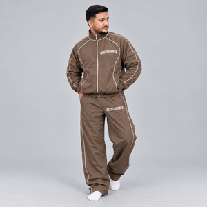 Conjunto Deportivo de 2 Piezas para Hombre, Chaqueta Cortavientos Ligera y Pantalones Jogger de Nailon, Proveedor de Ropa Deportiva Personalizada con Logotipo - Product Image 5