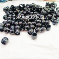 Colliers de canne en corne de buffle de précision 21mm 25mm, anneaux d'espacement polis naturels pour cannes de marche, accessoires durables pour poignées de canne