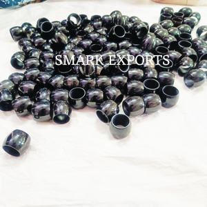 Colliers en corne de buffle polis de 21 mm et 25 mm, écologiques, épais, en corne naturelle, pièces de canne de marche, vente en gros - Product Image 4