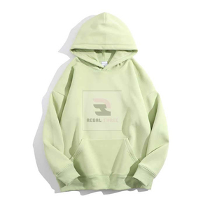 High Quality Colorful 100% Cotton Hoodies Custom Logo Plain Thick Heavyweight Oversized Hoodies Pullover Blank Hoodies - Product Image 6