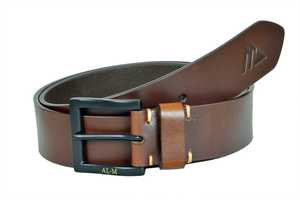 Full Grain Genuine Leather Trouser Pants Waist <b>Belt</b> Boys <b>Men</b> Women Girls Unisex High Quality Buckles <b>Reversible</b> Custom Brand - Product Image 5