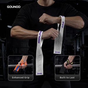 Sports Booster Belt Grip Fitness Pull-Up Bars Pull-Ups Silicone Non-Slip Wear-Resistant Deadlift Strap Gym <b>Dumbbel</b> Workout - Product Image 4