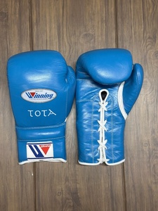 Guantes de Boxeo Profesionales de Cuero con Cordones, Dedos Completos, 16 oz, Correa de Muñeca Ajustable con Velcro, Artes Marciales - Product Image 2