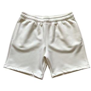 กางเกงขาสั้นผ้าฝ้ายขนแกะหนาสำหรับผู้ชายกางเกงขาสั้นสำหรับวิ่งออกกำลังกายในยิมสีพื้นสำหรับ100% - Product Image 1