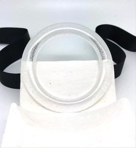 <b>Clear</b> WHITE Premium <b>Resin</b> Bangle Lightweight Comfortable Wear Artistic Stylish <b>Resin</b> Bangles - Product Image 5