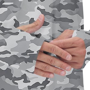Sudadera de Pesca con Capucha y Protección Solar UPF 50, Transpirable, de Poliéster, Ligera y de Secado Rápido, Blanca - Product Image 6