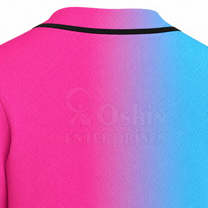 เสื้อเบสบอลสีพื้นแบบติดกระดุมและแขนสั้น ผลิตในปากีสถาน - Product Image 6