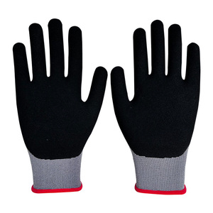 Gants de travail et de jardin résistants aux coupures, en nylon 15 jauges enduit de nitrile, imperméables, niveau de protection ANSI/ISEA 1, directement de l'usine - Product Image 3