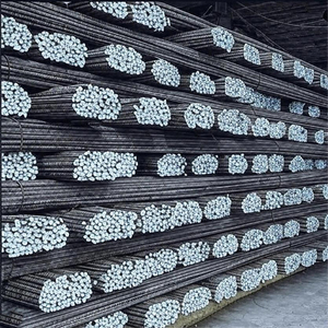 Barres d'armature en acier de haute qualité pour la construction en béton 6mm 8mm 10mm 12mm – Tiges en fer déformées standard pour soudage et découpe - Product Image 1