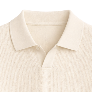 Polo côtelé pour homme à manches courtes en coton premium, texture douce, coupe ajustée, décontracté et élégant, idéal pour l'été, respirant, vente en gros - Product Image 2