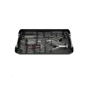 Ensemble d'instruments chirurgicaux orthopédiques, outils de chirurgie traumatique manuels, plaque de reconstruction pelvienne, ensemble d'outils en acier inoxydable allemand - Product Image 3