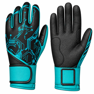 <b>Men</b>’s Custom Logo Baseball Batting <b>Gloves</b> <b>Leather</b> Non-Slip Grip Right-Hand Adult Soft Baseball Batting <b>Gloves</b> - Product Image 3