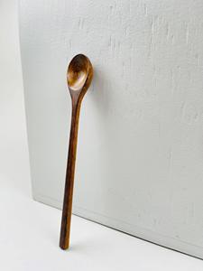 Cuillère à thé en bois naturel, écologique, réutilisable, cuillère à café faite à la main, lavable au lave-vaisselle, non toxique, pour les fêtes, en gros - Product Image 6