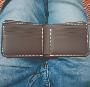 Premium Eco-Friendly Genuine Leather Bifold <b>Wallet</b> with <b>RFID</b> Protection and Button Closure for Men - Product Image 6